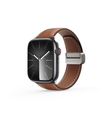 leather smart watch bands brown